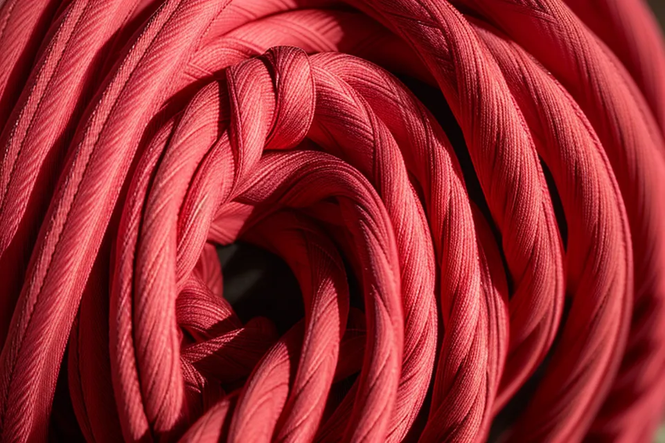 Sellado de cordón de poliéster sintético para evitar deshilachado