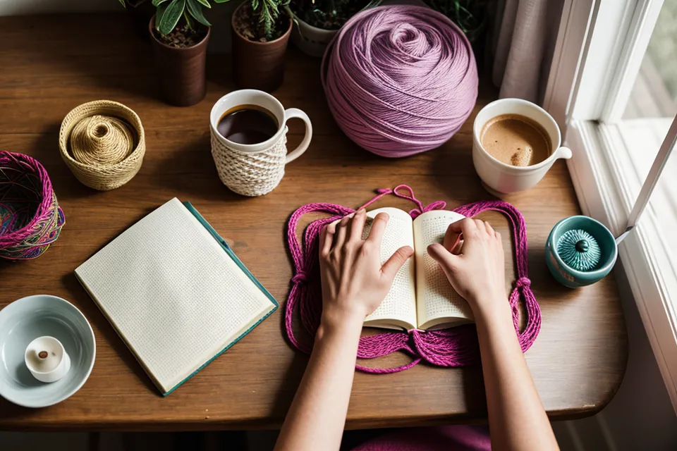 Bolso de macramé con asas de acrílico de alta densidad estilo carey para mayor ligereza