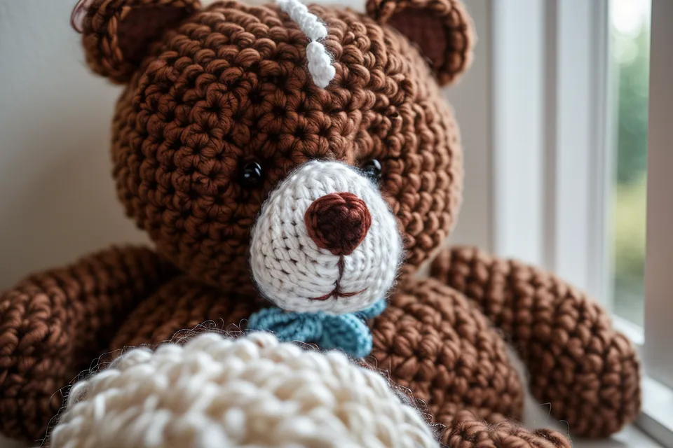 Amigurumi de crochet con puntos abiertos mostrando la importancia de la técnica correcta